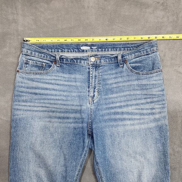 Old Navy Jeans Mid Rise Boyfriend Jeans Size 14 Relaxed - Picture 9 of 10
